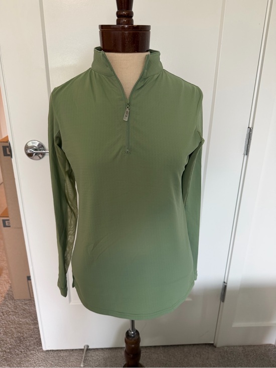 Eis Tops - EIS Sun Shirt Womens Sz M 1/4 Zip Cooling Equestrian Horse Riding Top
